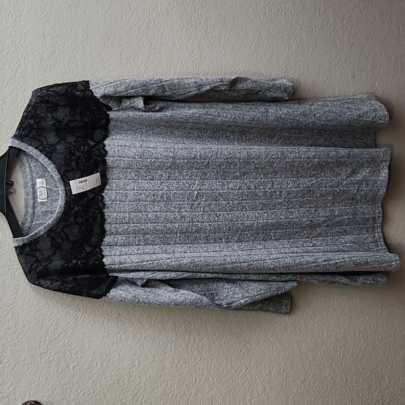 Maurices Dresses & Skirts - Maurices sweater knit dress lace size XL Nwt